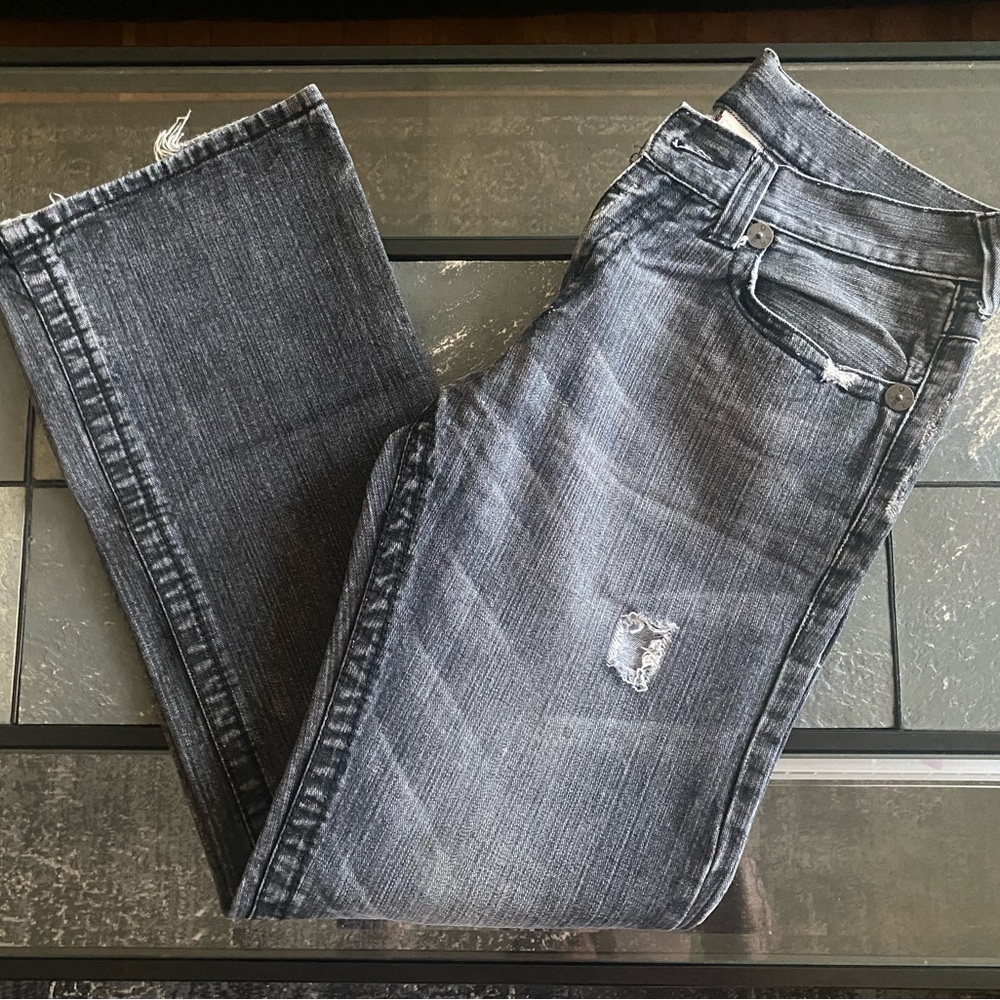 True Religion Billie Big T Distressed Denim Jeans